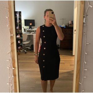 Black, professional Calvin Klein Dress